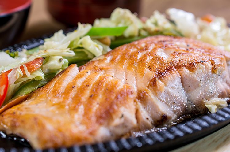 Salmão grelhado