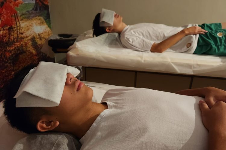 Sessão de massagem